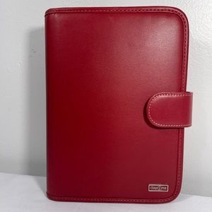 Franklin Covey Day One Classic Red Planner Agenda